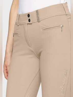 NWT Samshield Clara Premium KP breeches, beige, size FR40/US30
